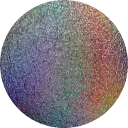 CBS Dichroic Coating Mixture on Black Ripple Glass COE96