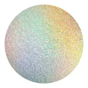 CBS Dichroic Coating Mixture on Clear Ripple Glass COE90