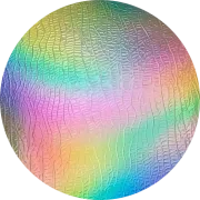 CBS Dichroic Coating Mixture on Oceanside Clear Corteza Texture Glass COE96