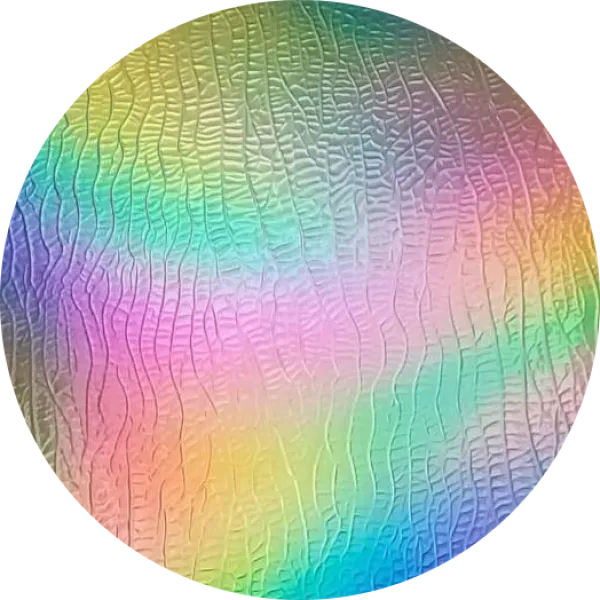 CBS Dichroic Coating Mixture on Oceanside Clear Corteza Texture Glass COE96