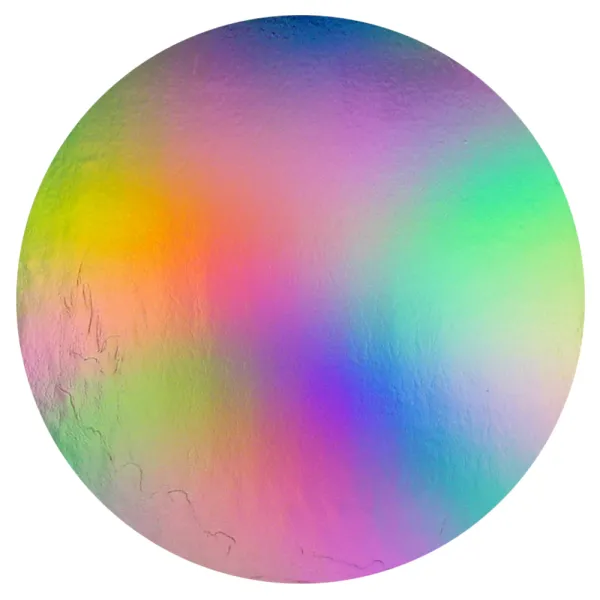 CBS Dichroic Coating Mixture on Thin Clear Glass COE90