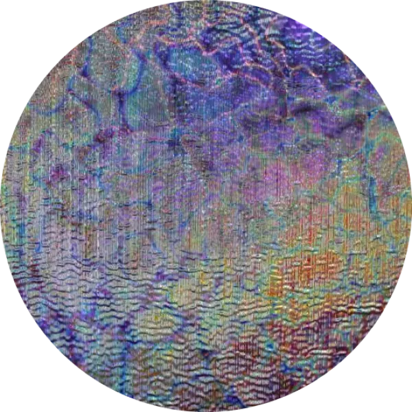 CBS Dichroic Coating Mixture Reptilian Pattern on Black Fipple Glass COE96