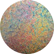 CBS Dichroic Coating Mixture Reptilian Pattern on Clear Ripple Glass COE90