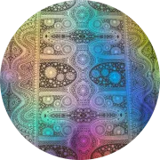 CBS Dichroic Coating Mixture with Stell Original Pattern Glass COE90