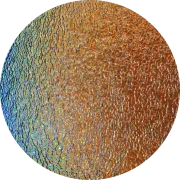 CBS Dichroic Coating Rainbow 1 on Black Ripple Glass COE96