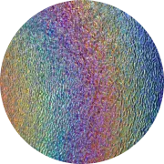 CBS Dichroic Coating Rainbow 2 on Black Ripple Glass COE96