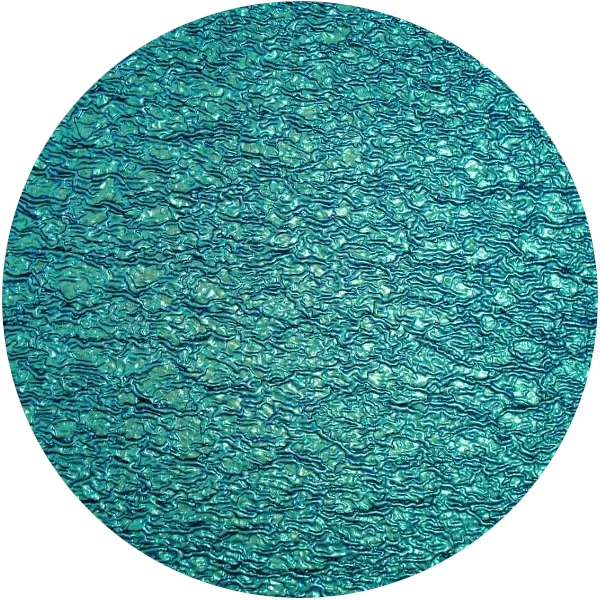 CBS Dichroic Coating Red/ Silver Blue on Black Ripple Glass COE90