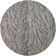 CBS Dichroic Coating Red/ Silver on Clear Herringbone Ripple Glass COE90