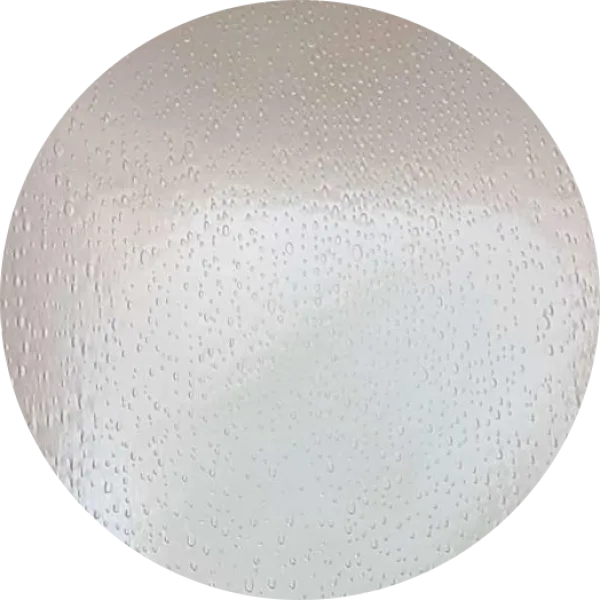CBS Dichroic Coating Red/ Silver on Oceanside Clear Rainwater Texture Glass COE96