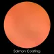 CBS Dichroic Coating Salmon on Clear Ripple Glass COE96