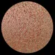 CBS Dichroic Coating Salmon on Clear Ripple Glass COE96