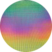 CBS Dichroic Coating Square 2 Pattern on Thin Black Glass COE96