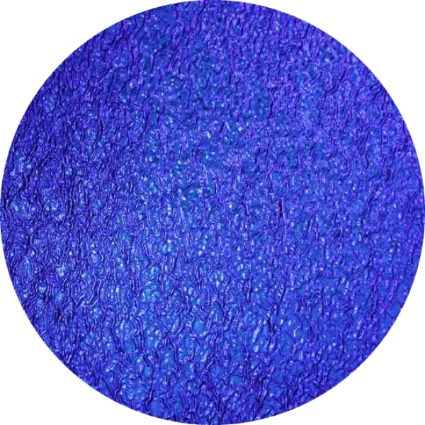 CBS Dichroic Coating Yellow/ Blue on Black Ripple  COE96