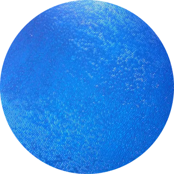 CBS Dichroic Coating Yellow/ Blue on Wissmach Thin Black Stream X Textured Glass COE96