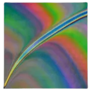 CBS Dichroic Coating Comet Trail Pattern on Thin Glass COE90