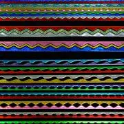 CBS Dichroic Coated Border Firestrips, Assorted Colors on Thin Clear Glass COE90