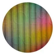 CBS Dichroic Coating Mixture on Thin Black Accordion Glass COE90
