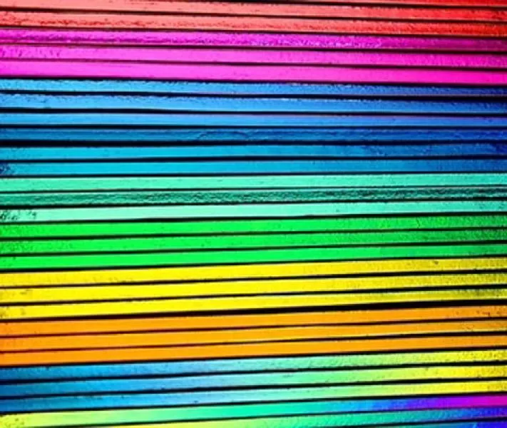 CBS Dichroic Noodles on Thin Clear Glass, Assorted Colors COE90