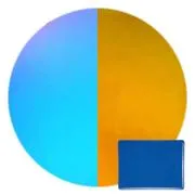 CBS Dichroic Coating Cyan/ Copper on Bullseye Deep Royal Blue Transparent, Thin-rolled, 2mm COE90