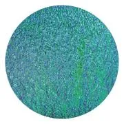 CBS Dichroic Coating Emerald Green on Clear Ripple Glass COE96