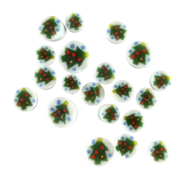 Christmas Tree Murrini/ Millefiore COE90