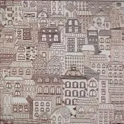 Etched Cityscape Pattern on Thin Glass COE96
