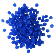 Cobalt Blue Opalescent Dots COE90
