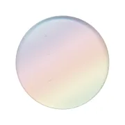 Precut Circles Clear Iridescent COE96