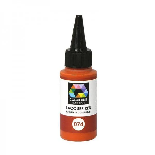 Color Line Paint Pen, Lacquer Red 2.2 oz.