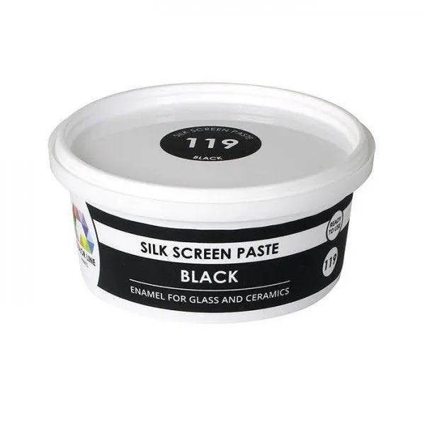 Color Line Silk Screen Paste, Black, 5.3 oz.