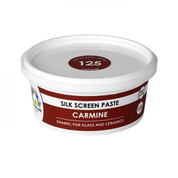Color Line Silk Screen Paste, Carmine, 5.3 oz.