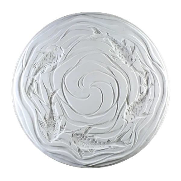Round Koi Wave Textured Fusing Tile