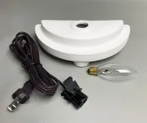 Conical Drape Lamp Base Kit