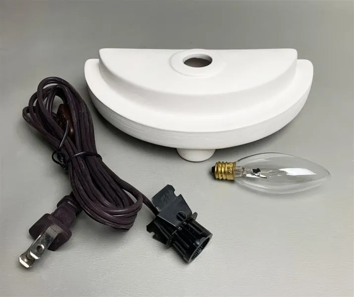 Conical Drape Lamp Base Kit