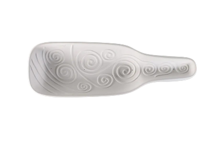 Small Swirl Textured Bottle Slumping Mold