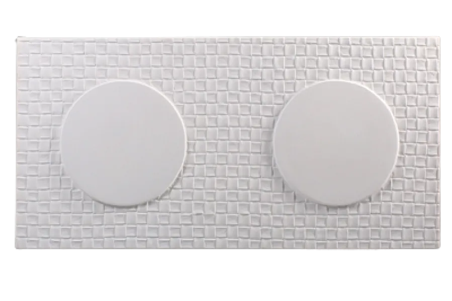 Weave Textured Coaster Draping Mold
