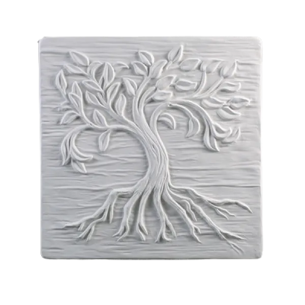 Small Tree of Life Textured Fusing Tile
