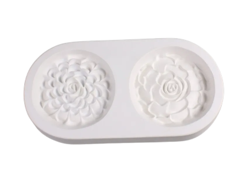 Two Succulents Casting Mold
