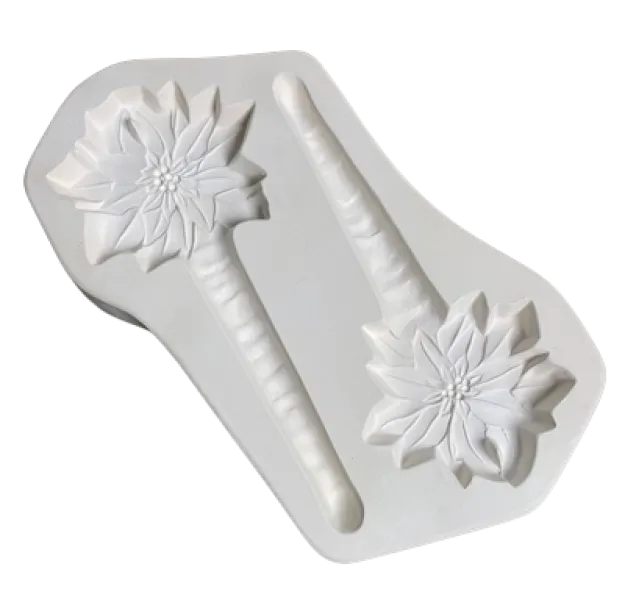 Poinsettia Stakes Casting Mold