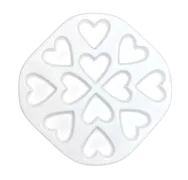 12 Hearts Casting Mold