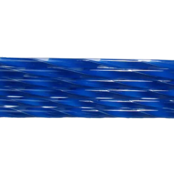 Deep Cobalt Blue Ribbon Glass Cane COE90