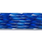 Deep Royal Blue Streamer Glass Cane COE90