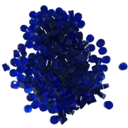 Deep Royal Blue Transparent Dots COE90