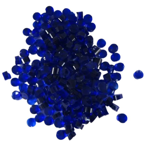 Deep Royal Blue Transparent Dots COE90