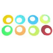 Dichroic Eclipse, Assorted Colors, Pack of 2 - COE90