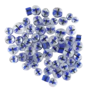 Dragonfly Cobalt Blue Opal Murrini/ Millefiore COE96