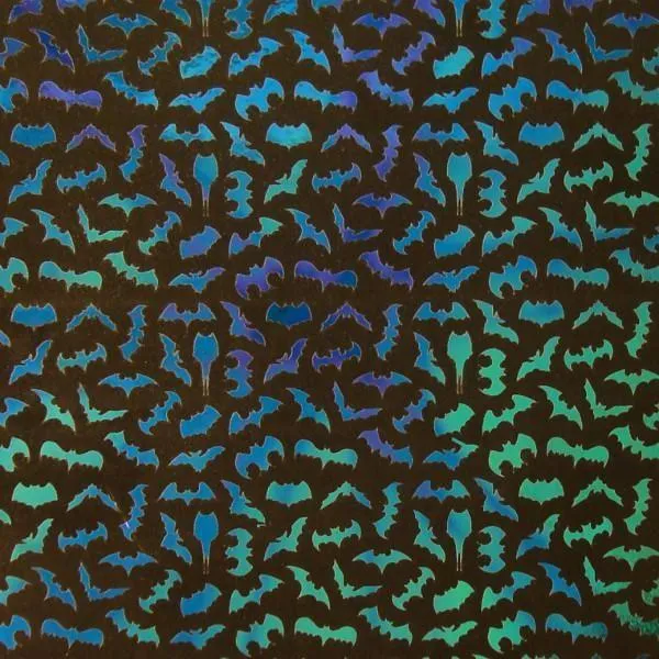 Etched Bats Pattern on Thin Glass COE90