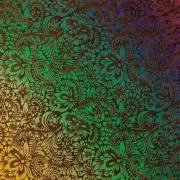 Etched Botanical Pattern on Thin Glass COE90