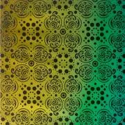 Etched Carousel Pattern on Thin Glass COE96