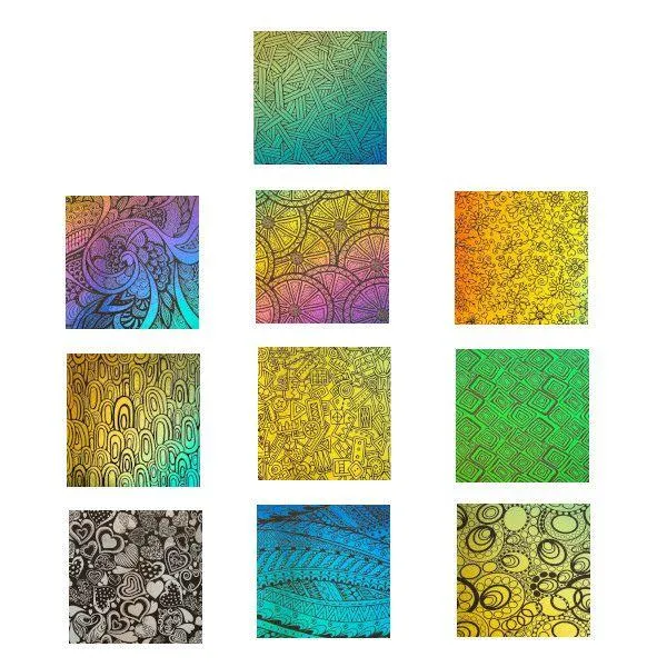 Etched Dichroic Mystery Box 10 Pack COE90